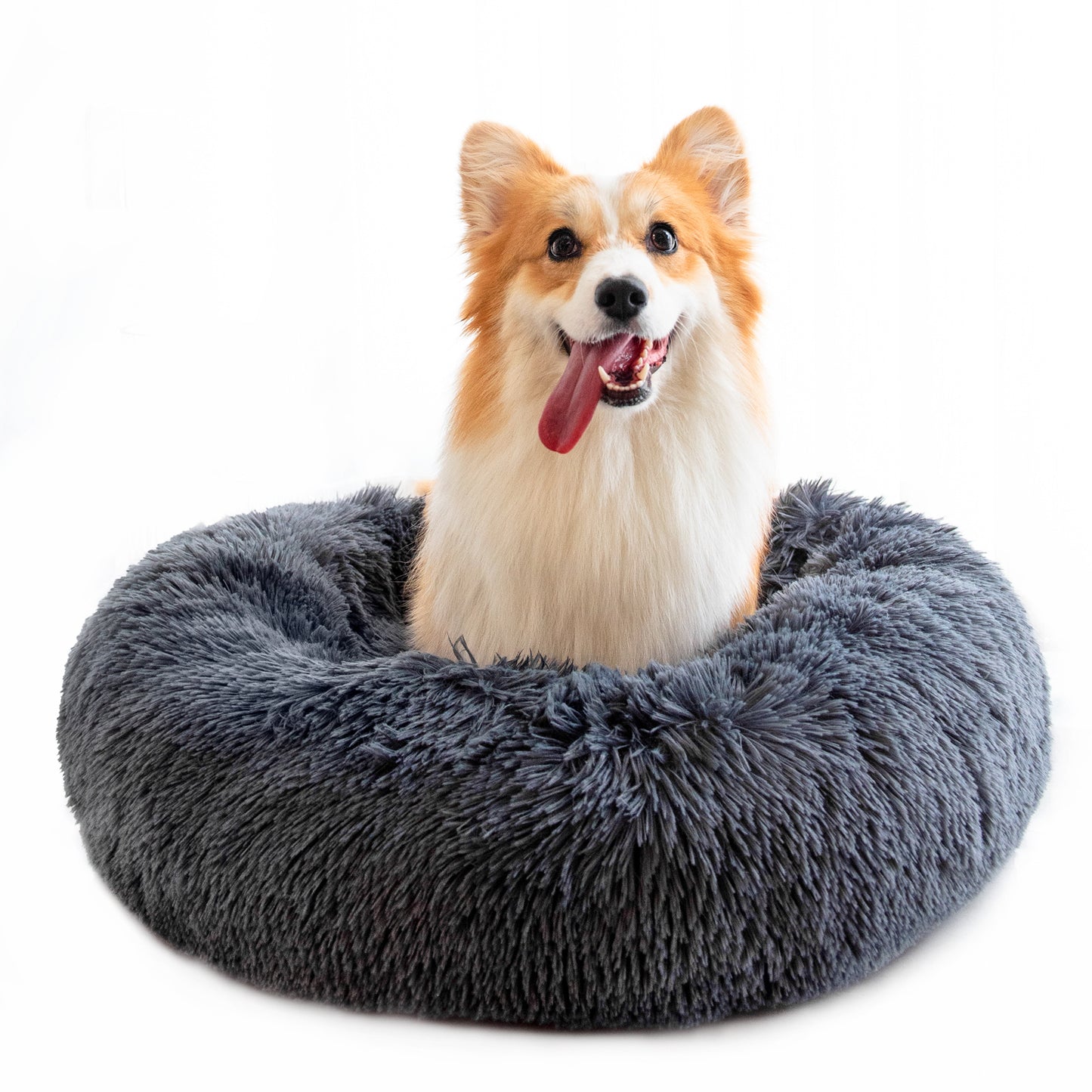 Luxurious Plush Donut Bed for Pets