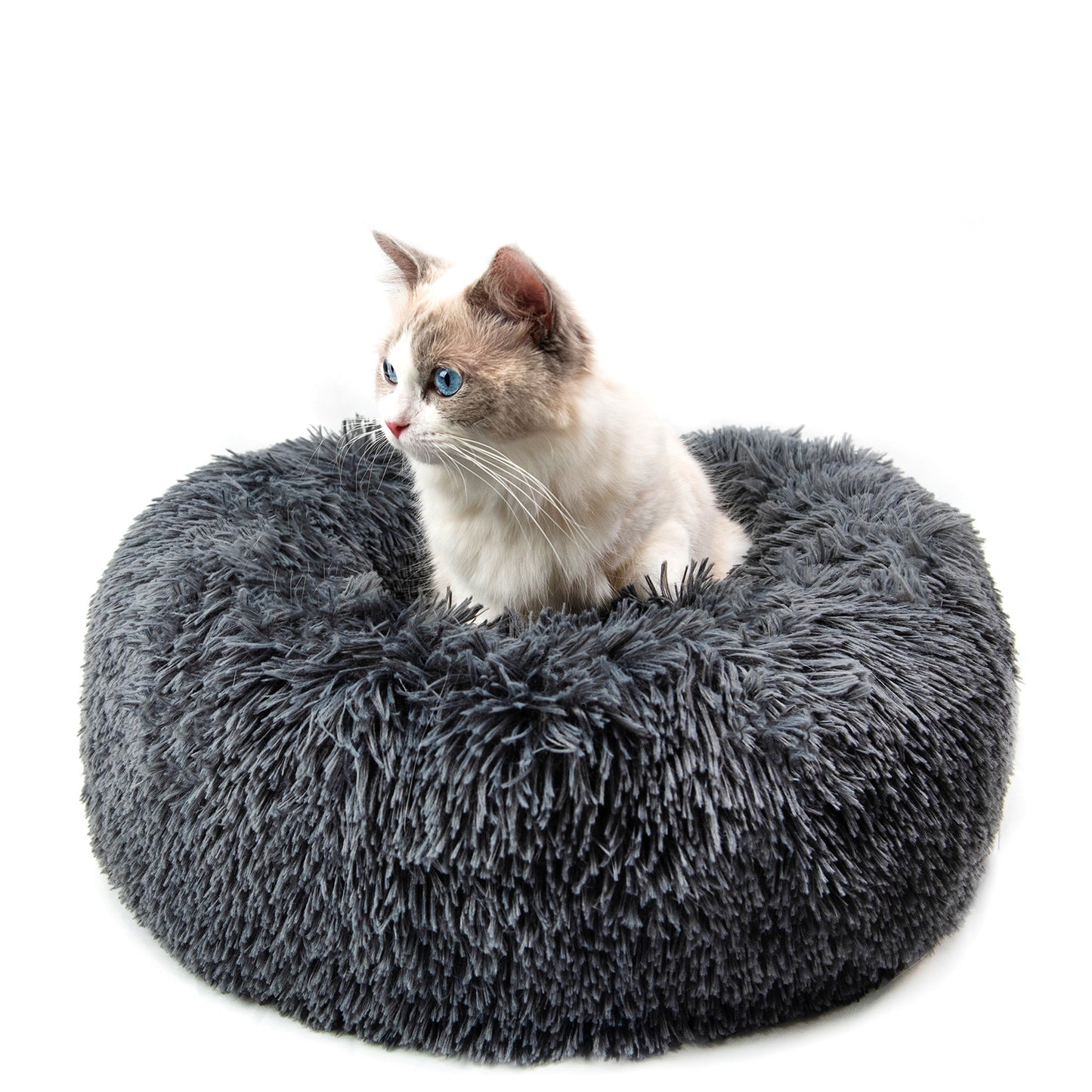 Luxurious Plush Donut Bed for Pets