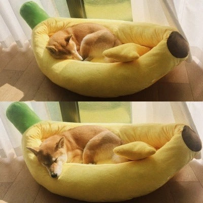 Washable Banana Pet Bed