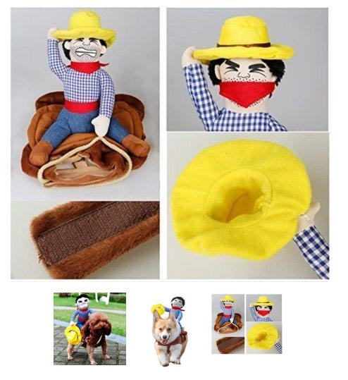 Funny Cowboy Dog Costume