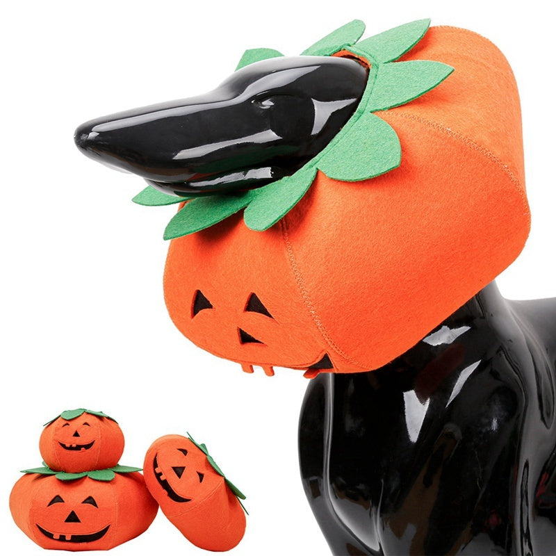 Cute Pumpkin Halloween Pet Collar Costume