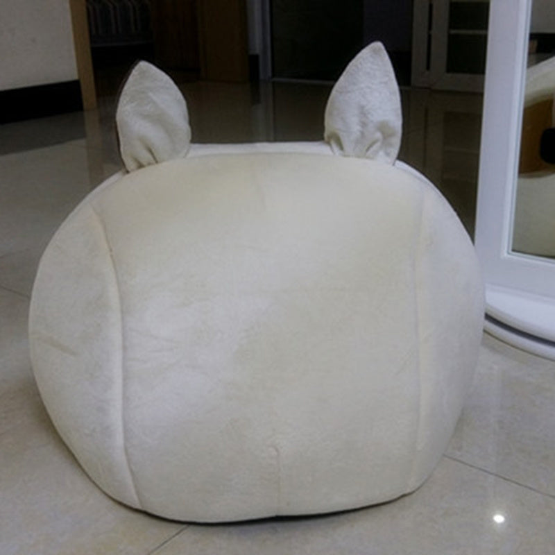 Luxurious Plush Cat Bed