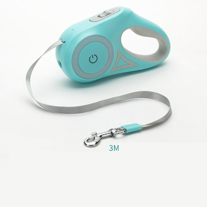 Retractable Dog Leash with LED Spotlight