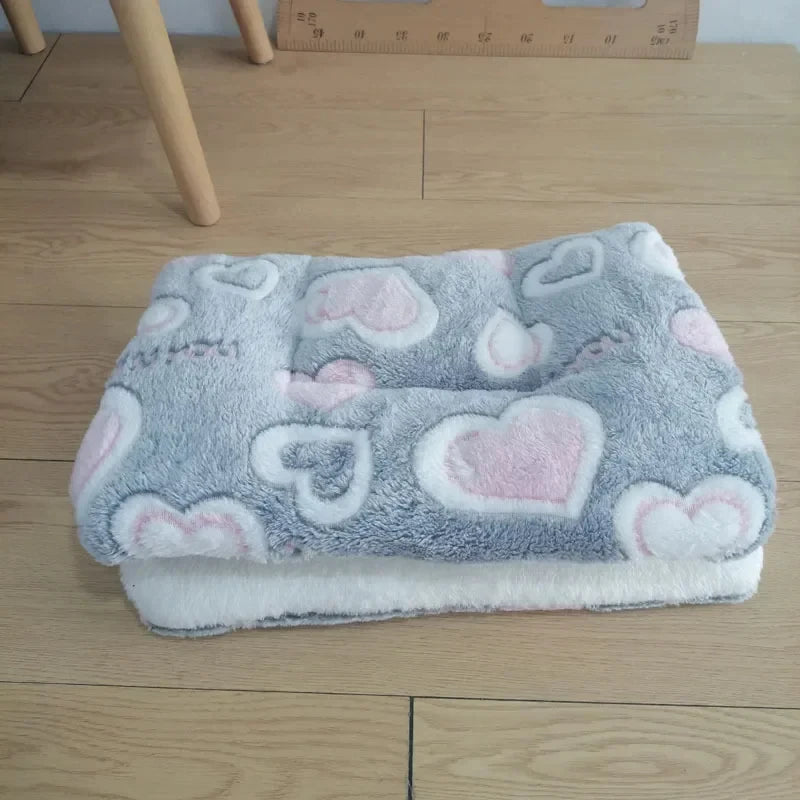 Cozy Flannel Pet Bed Mat