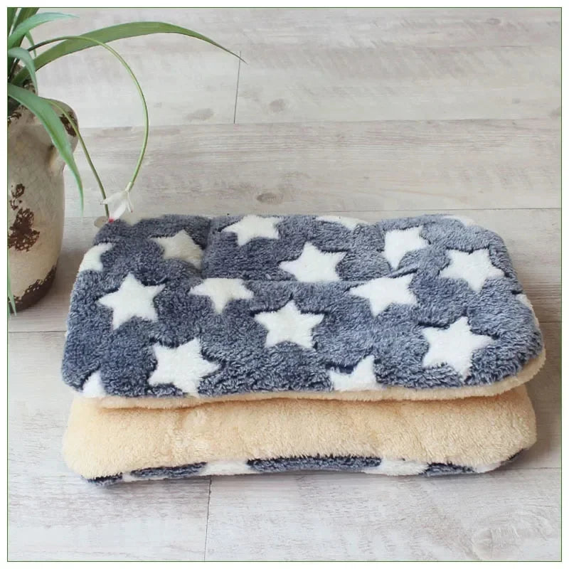 Cozy Flannel Pet Bed Mat