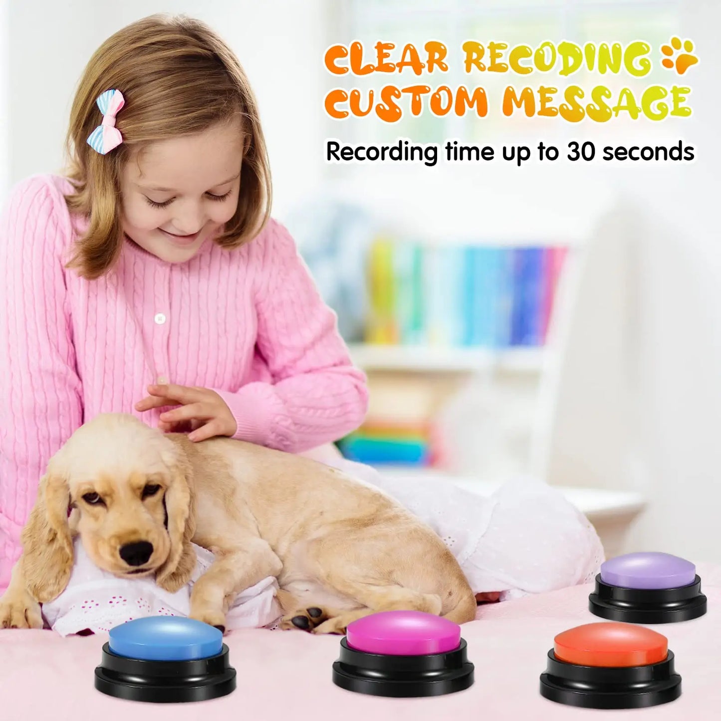 Portable Communication Buttons for Dogs