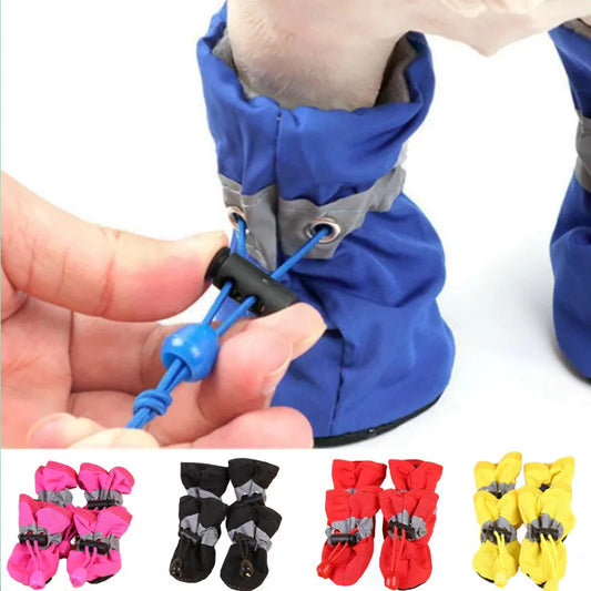 Cute & Cozy Pawfect Waterproof Rain Boots for Pets!