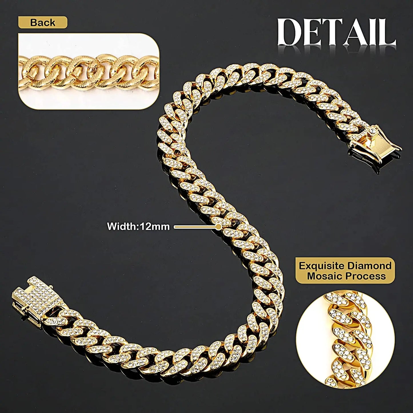 Opulent Gold Cuban Link Dog Chain Collar