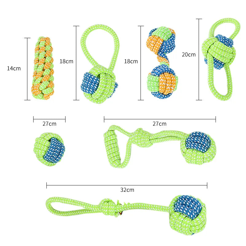 Durable Cotton Rope & Chew Balls