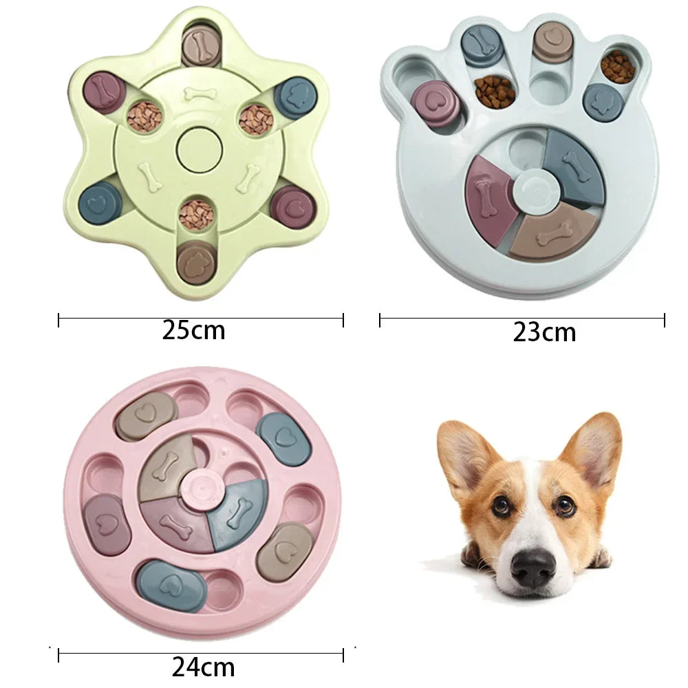 Interactive & Slow Feeding Pet Puzzle Bowl