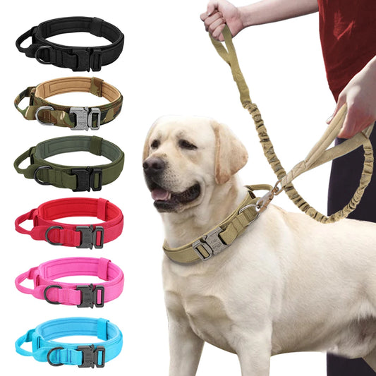 Ultimate Tactical Dog Collar & Bungee Leash Individual and Set