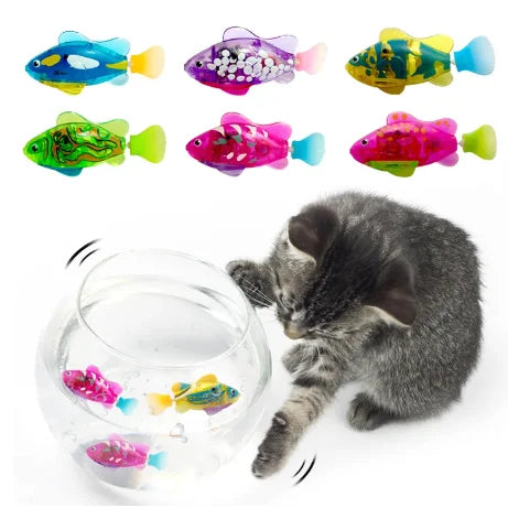 Interactive Electric Fish Toy for Cats