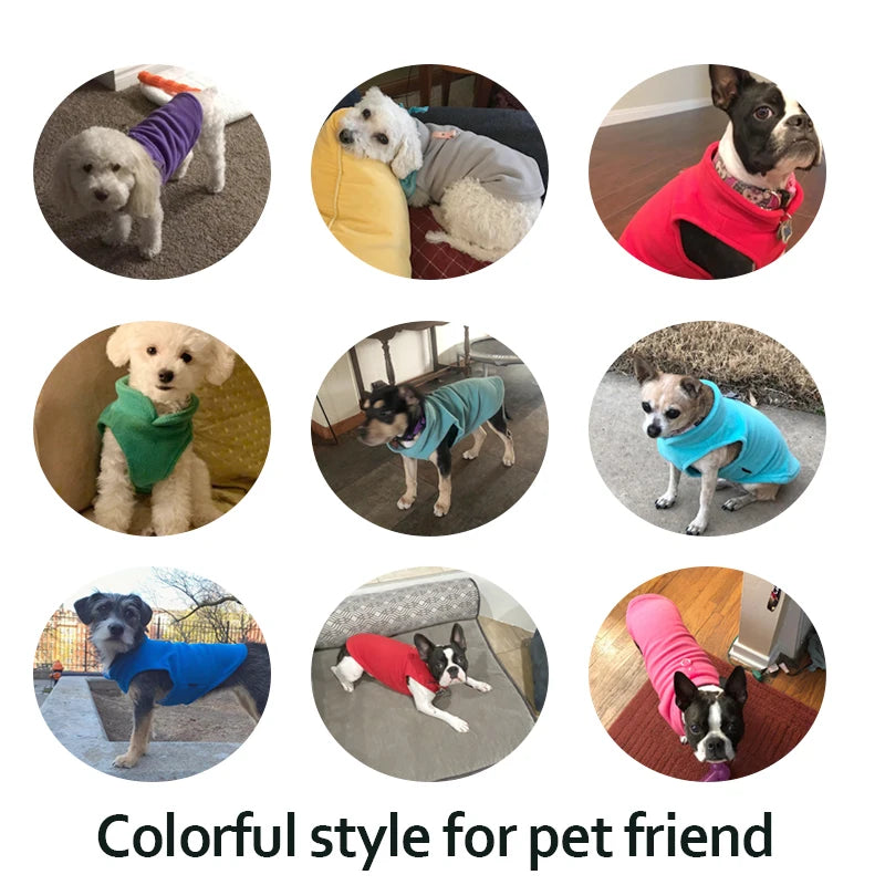 Cozy Fleece Pet Clothes