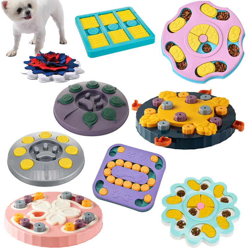 Interactive & Slow Feeding Pet Puzzle Bowl