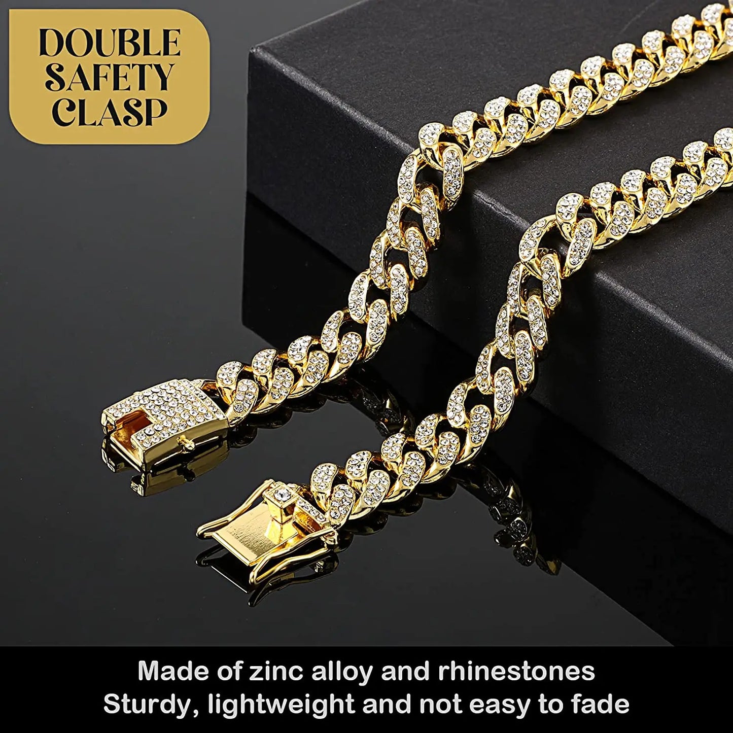 Opulent Gold Cuban Link Dog Chain Collar