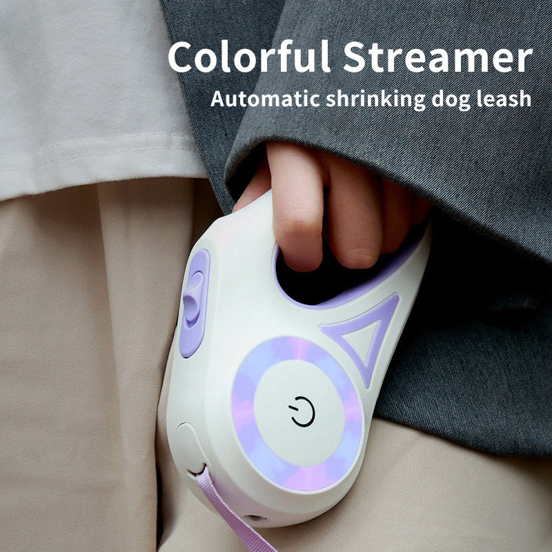 Retractable Dog Leash with LED Spotlight