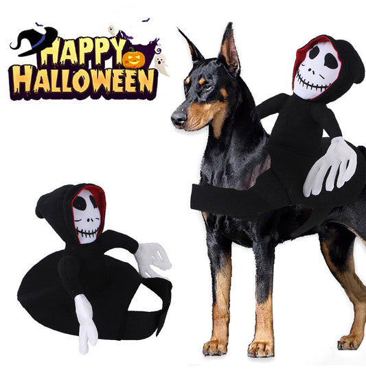 Hilarious Goblin Rider Halloween Pet Costume