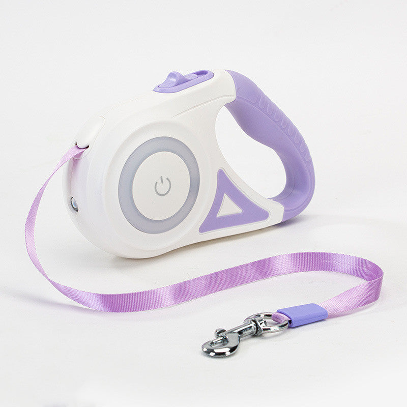 Retractable Dog Leash with LED Spotlight